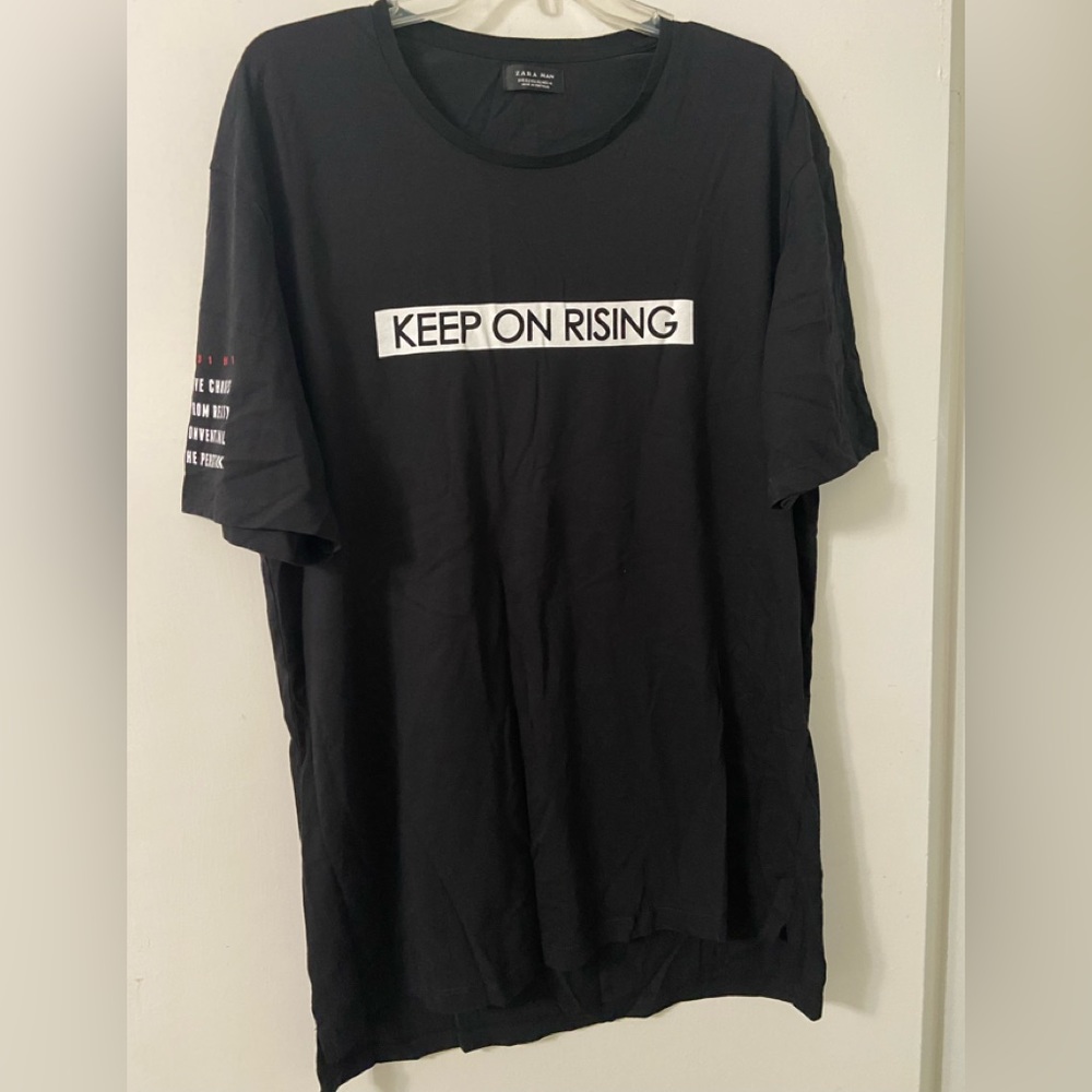 Zara “keep on rising” t shirt